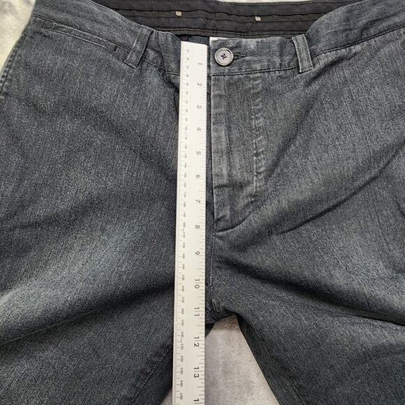 Gap Pants Mens 34X32 Gray Chino Straight Leg Stretch Casual Preppy Y2K Office - Picture 9 of 12